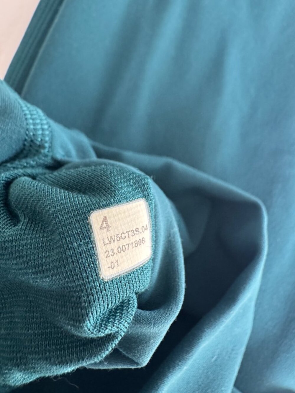 LULULEMON ALIGN HIGH RISE 25" | SIZE 4 | STORM TEAL - Picture 8 of 9